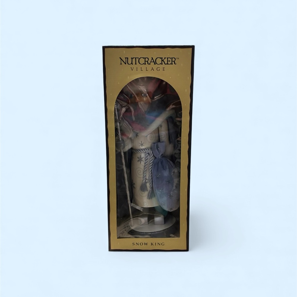 Nutcracker Village Snow King Figurine